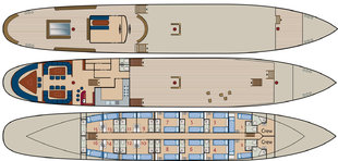 Antigua Deck Plan