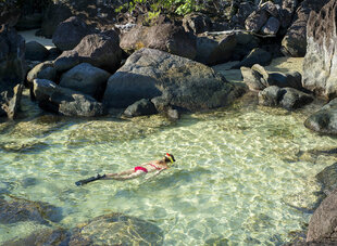 Snorkeling along the Masoala Peninsula Coast