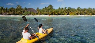 Kayaking at Vilamendhoo Maldives on South Ari Atoll