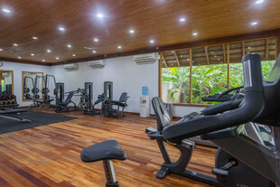 Gym at Vilamendhoo Maldives on South Ari Atoll