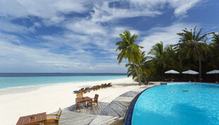 Pool at Filitheyo Resort Maldives on Faafu Atoll