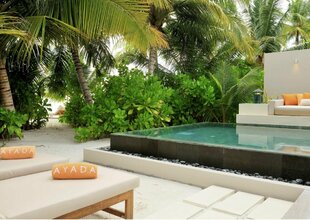 Private pool at Ayada Maldives Beach Suite