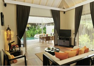 Living Area at Ayada Maldives Sunset Beach Suite