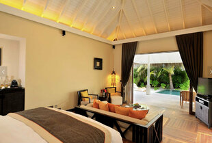 Bedroom at at Ayada Maldives Sunset Beach Suite