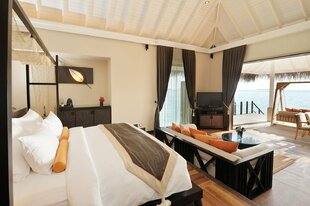 Bedroom at at Ayada Maldives Sunset Lagoon Suite