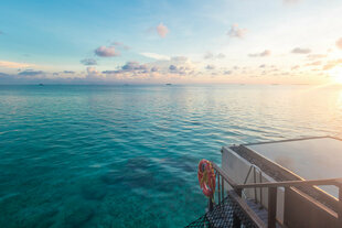 Terrace at Ayada Maldives Sunset Lagoon Suite