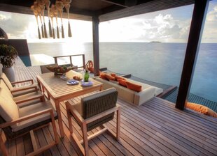 Terrace at Ayada Maldives Royal Ocean Suite