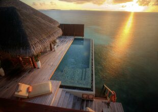 Infinity Pool at Ayada Maldives Royal Ocean Suite