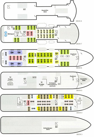 MS Spitsbergen Deck Plan