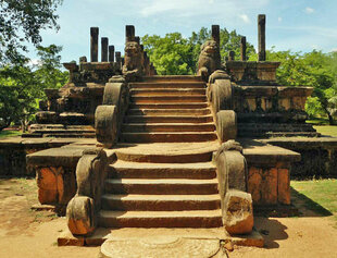 Polonnaruwa ancient city walls - Sri Lanka