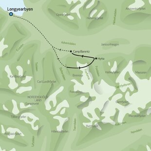 Foxfonna Hiking Map