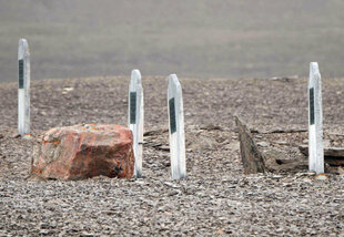 Graves on Beechey Island