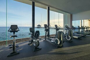 Gym with a View at Raffles Maldives Meradhoo huvadhu