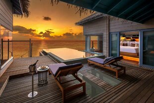 Sunset from an Overwater residence