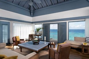 Overwater Villa Living Area - Raffles Maldives Meradhoo