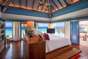 Sunset Overwater Residence Second Bedroom - Raffles Maldives Meradhoo