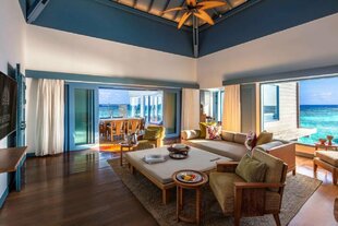 Overwater Residence Living Area - Raffles Maldives Meradhoo