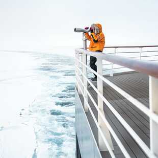 Wildlife Viewing from Deck - Le Commandant Charcot