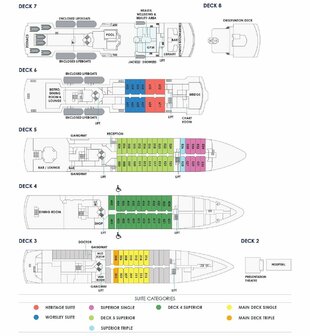 Deck Plan, Heritage Adventurer