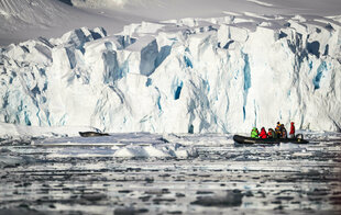 Zodiac Cruise along Glacier Front