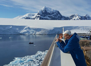 Watching Antarctica from On Deck