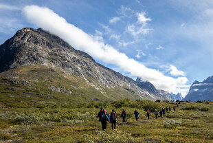 Hiking in Tasermiut Fjord - Michael Baynes