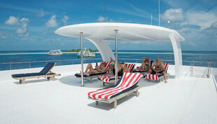 Sun Deck - Maldives Leo scuba diving liveaboard