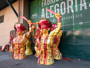 Rio Carnival Float Statues