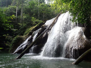 Waterfall batanta raja-ampat