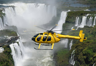 Heli ride Iguaçu Falls