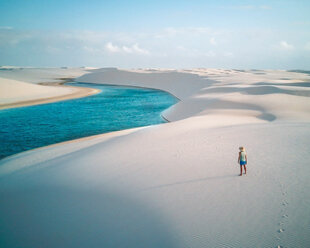 Walking in Lençois Maranhenses