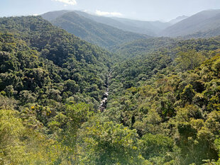 River Valley in the Itatiaia National Park