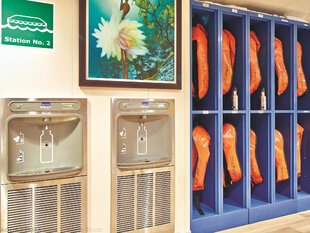 The basecamp is well-equipped for preparing you for excursions