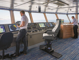 You will have access to the open Bridge during itineraries