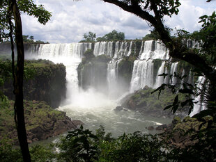 Stunning Iguazu Falls by Chloe Burnett