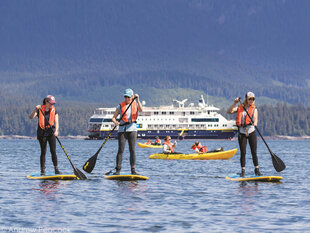 Kayaking and Paddleboarding are offered on this itinerary