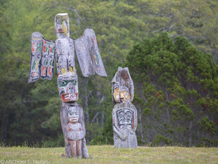 There are plenty of Totem Poles for everyone in Alert Bay