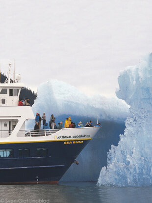 National Geographic getting up-close to the icebergs