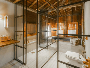 The bathroom in a Master Suite