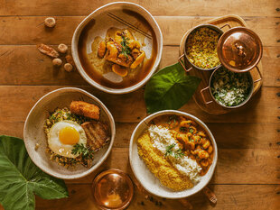 Food is one of the lodge's highlights with a diversity of dishes