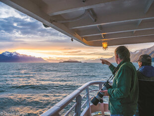 Watching the sunset near Haines