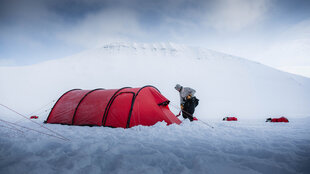 Wilderness Camping with Huskies