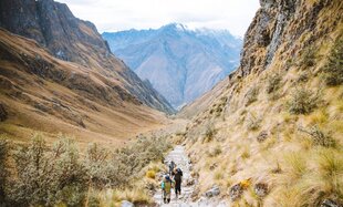 Mountainous Valley in the Inca Trail