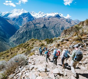 Mountainside on the Inca Trail