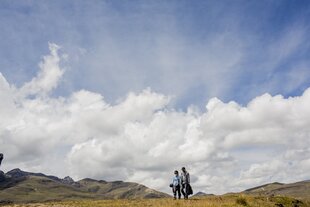 Travellers on the Salkantay Trail