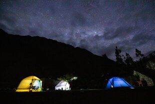 Camping among the stars