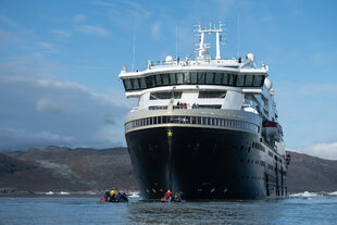 MS Fridtjof Nansen in Eqip Sermia, Greenland - Kim Rormark - HX Expeditions