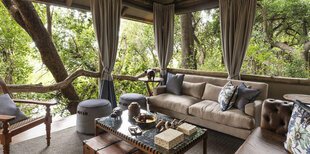 Lounge area in Shinde Concession camp