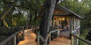 Private tent in the Shinde Concession