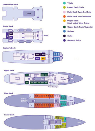 MS Expedition Deck Plan